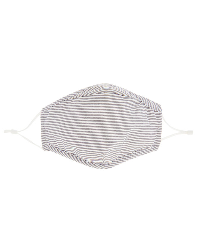 3D Face Covering with Pocket in Pure Cotton, Multi (DARKS-MULTI), large