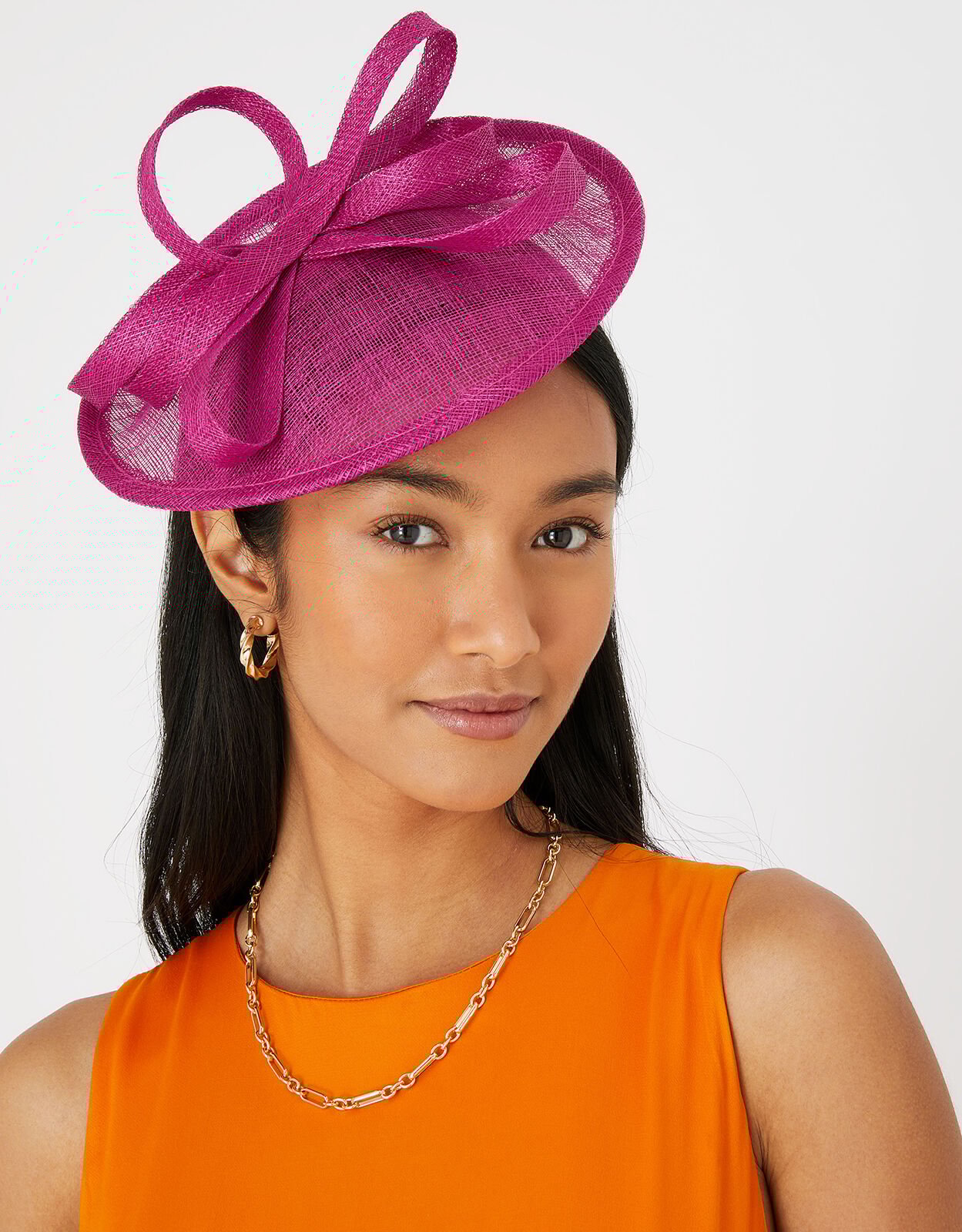Pink fascinator on sale accessorize