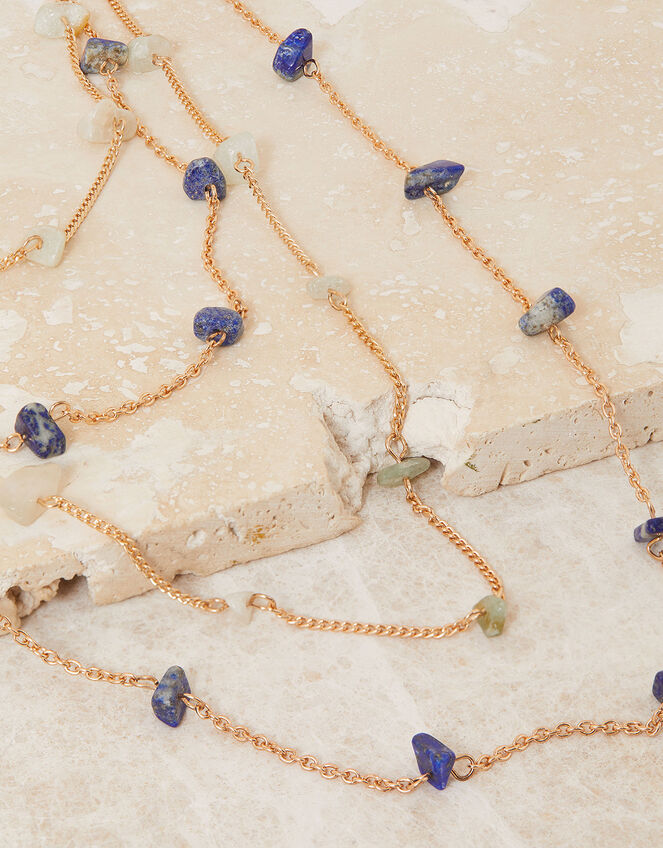 Layered Raw Stone Necklace Necklaces Accessorize UK