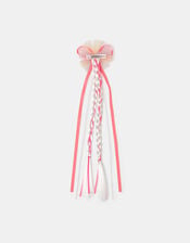 Neon Rosette Fake Hair Clip, , large