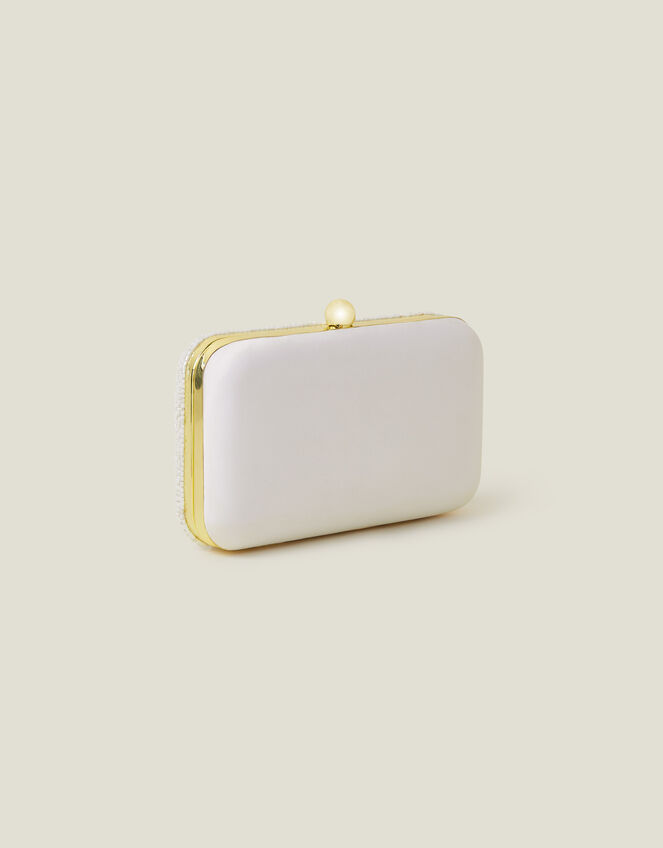 Bridal Mrs Hardcase Clutch Bag, , large