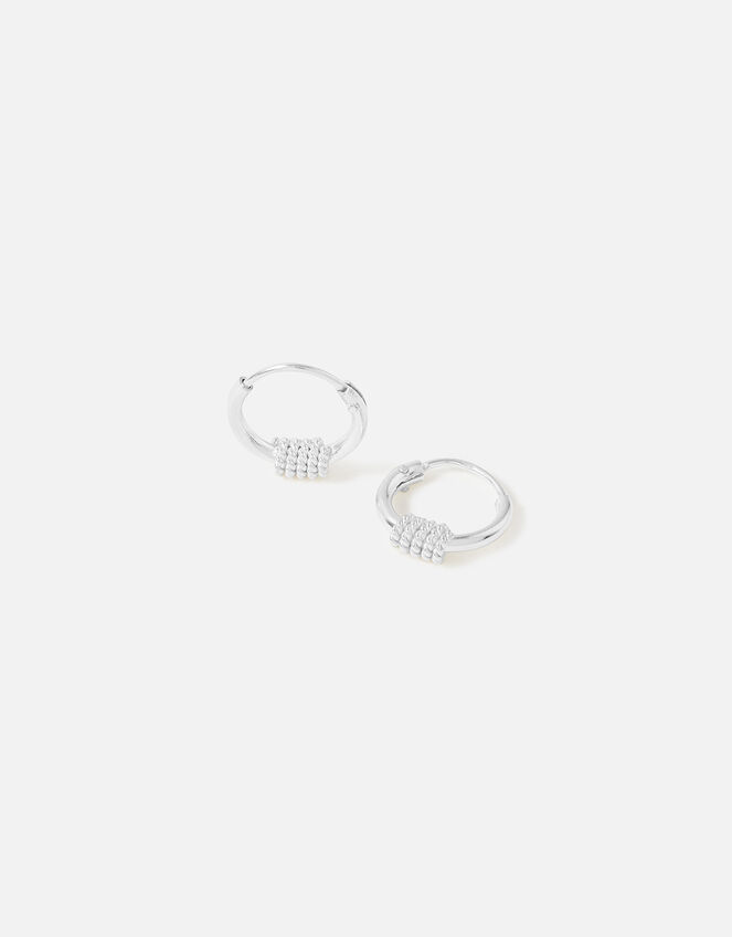 Sterling Silver Single Boho Hoop, , large