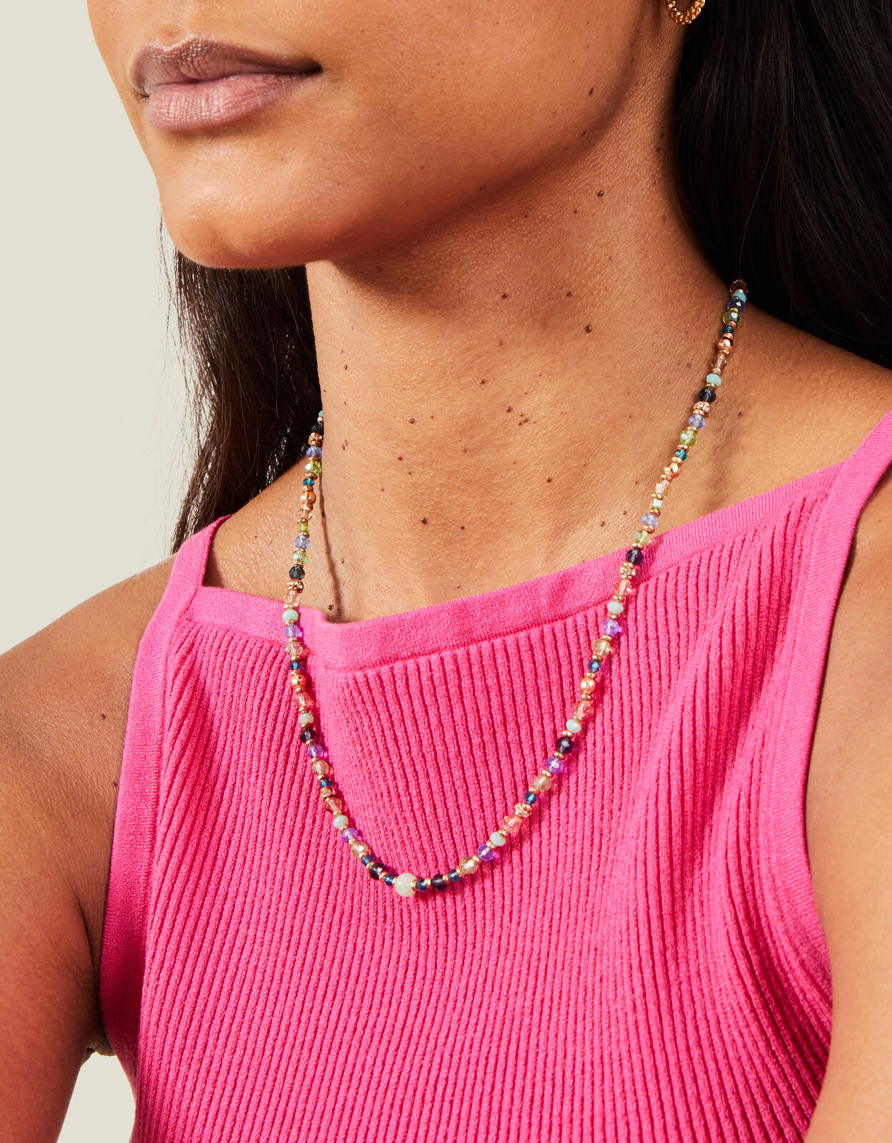 Round deals bead necklace