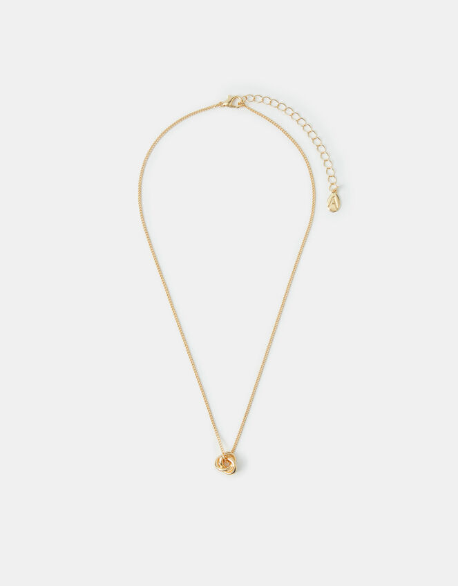 Knot Pendant Necklace, , large