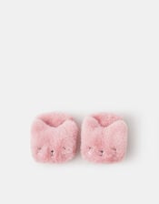 Girls Fluffy Cat Mittens, Pink (PINK), large