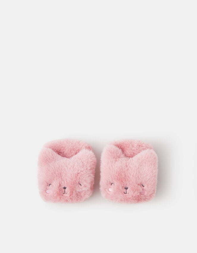 Girls Fluffy Cat Mittens, Pink (PINK), large