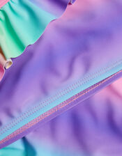 Girls Ombre Frill Bikini Set, Multi (PASTEL-MULTI), large