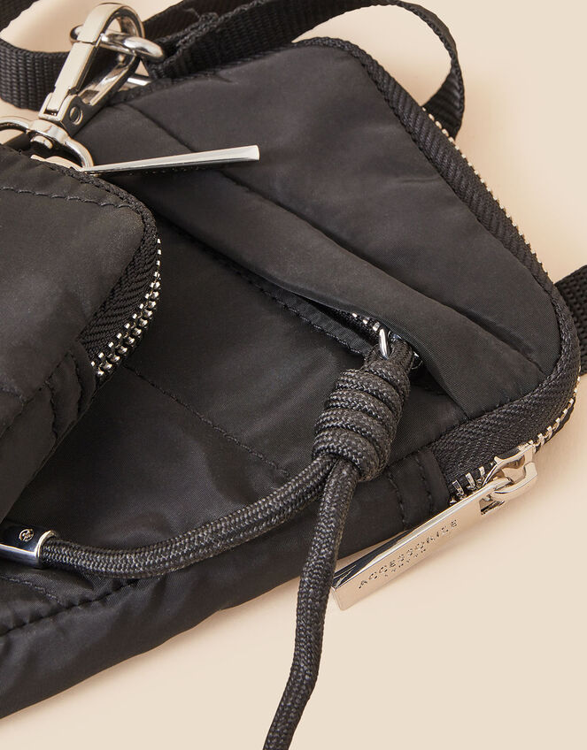 Nylon Phone Accessory Bag in Recycled Polyester, , large