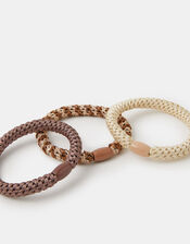 3-Pack Cord Hair Bands, , large