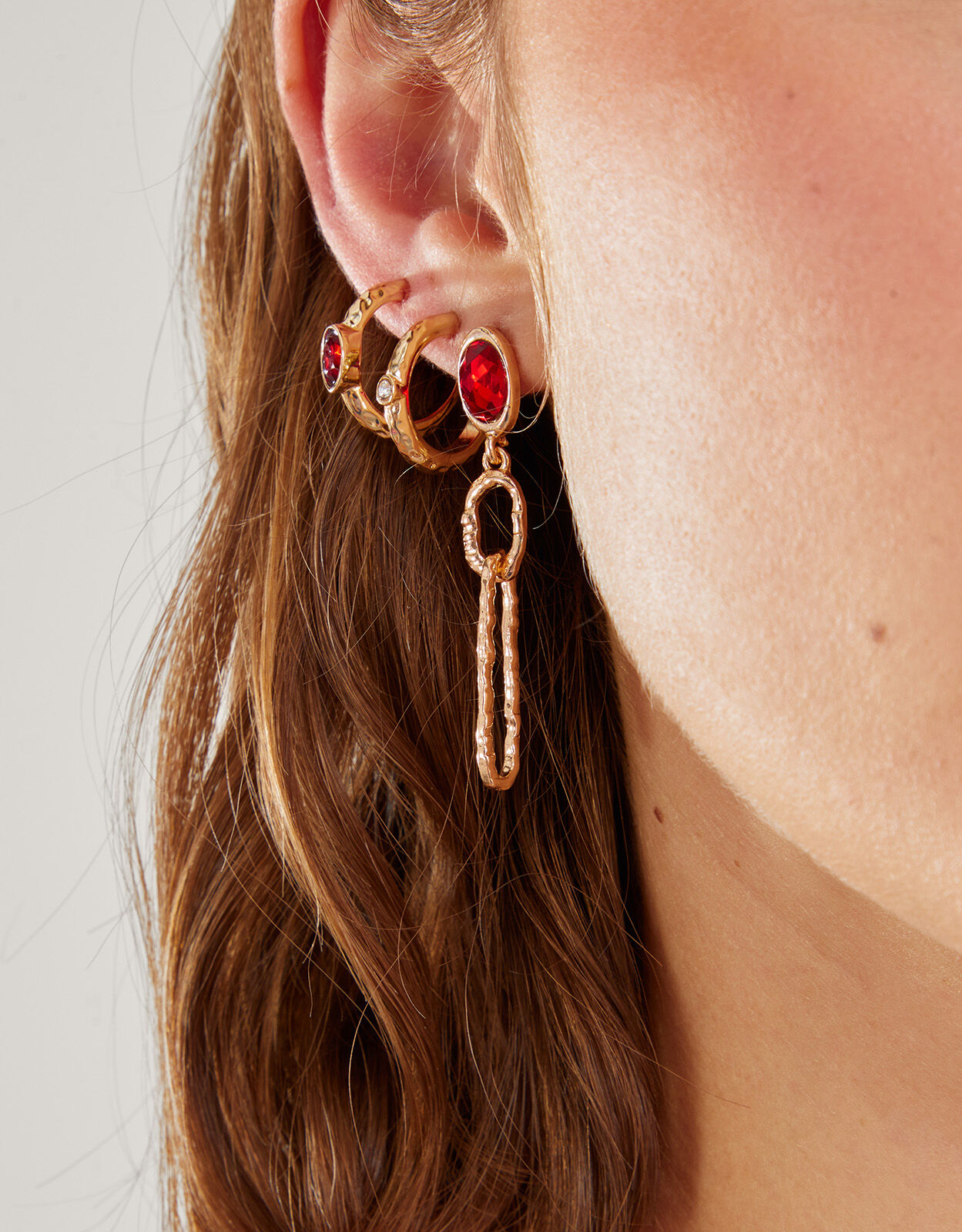 Coral earrings accessorize on sale