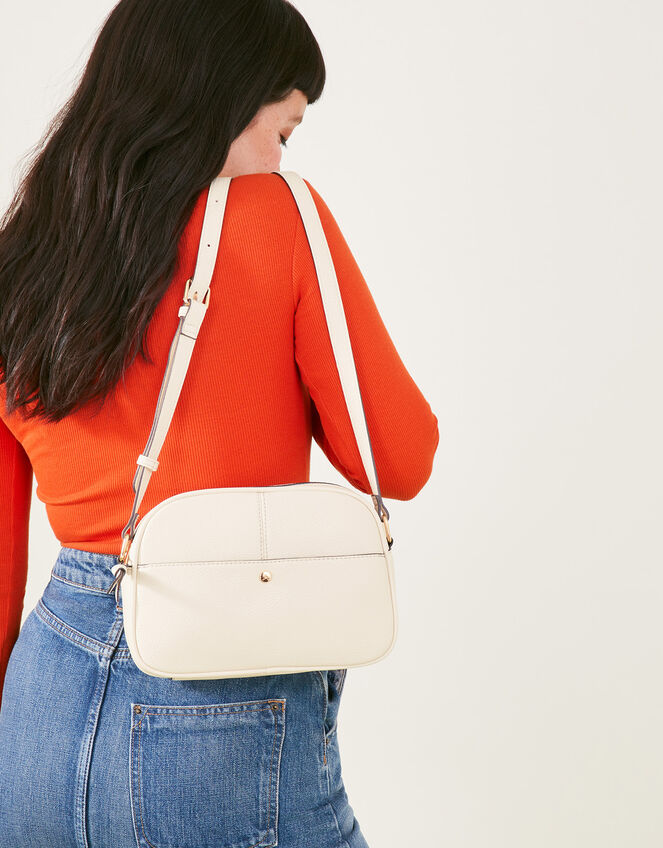 Abby Camera Bag, Cream (CREAM), large