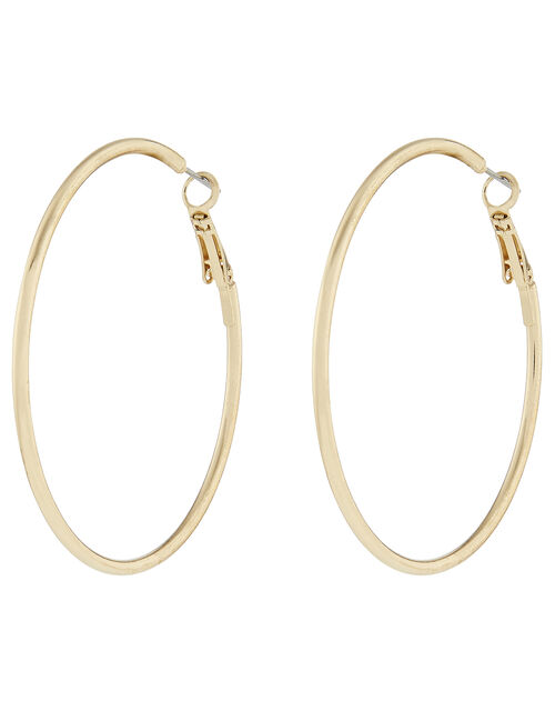 Medium Simple Hoop Earrings Hoops Accessorize Global