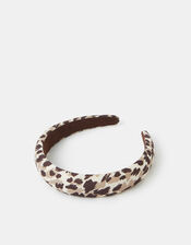 Leopard Print Headband, , large