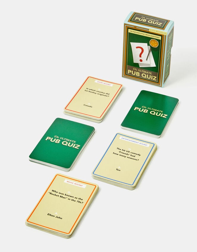 Gift Republic Pub Quiz Trivia Cards, , large