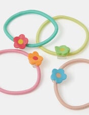 4-Pack Girls Flower Head Bands, , large