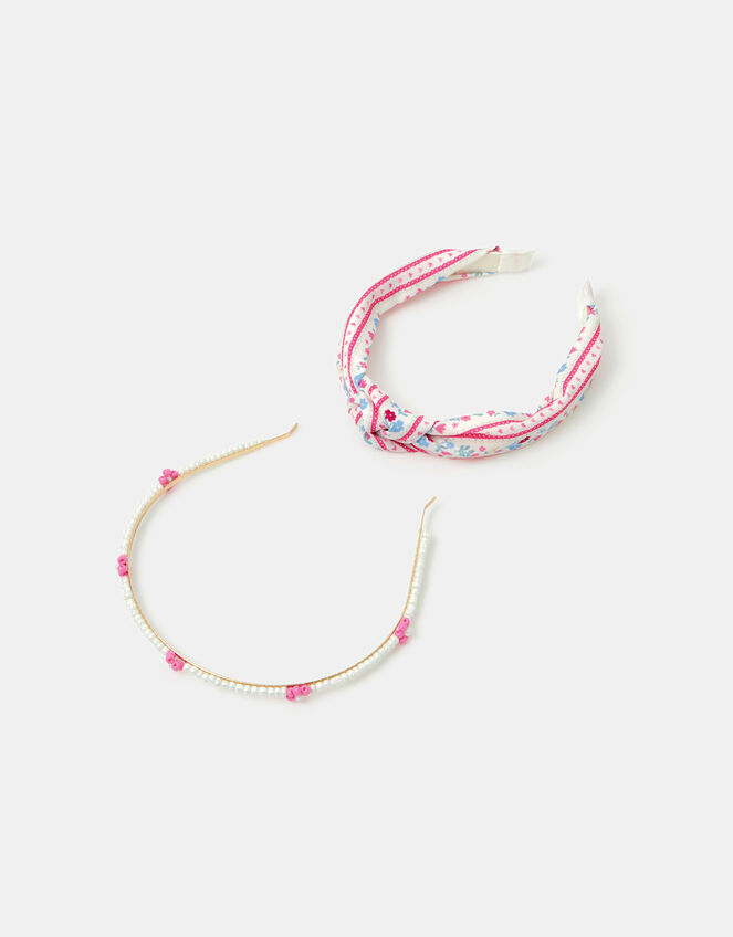 2-Pack Girls Floral Headbands, , large