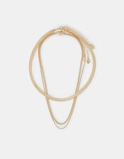 3-Pack Snake Chain Necklaces, , large