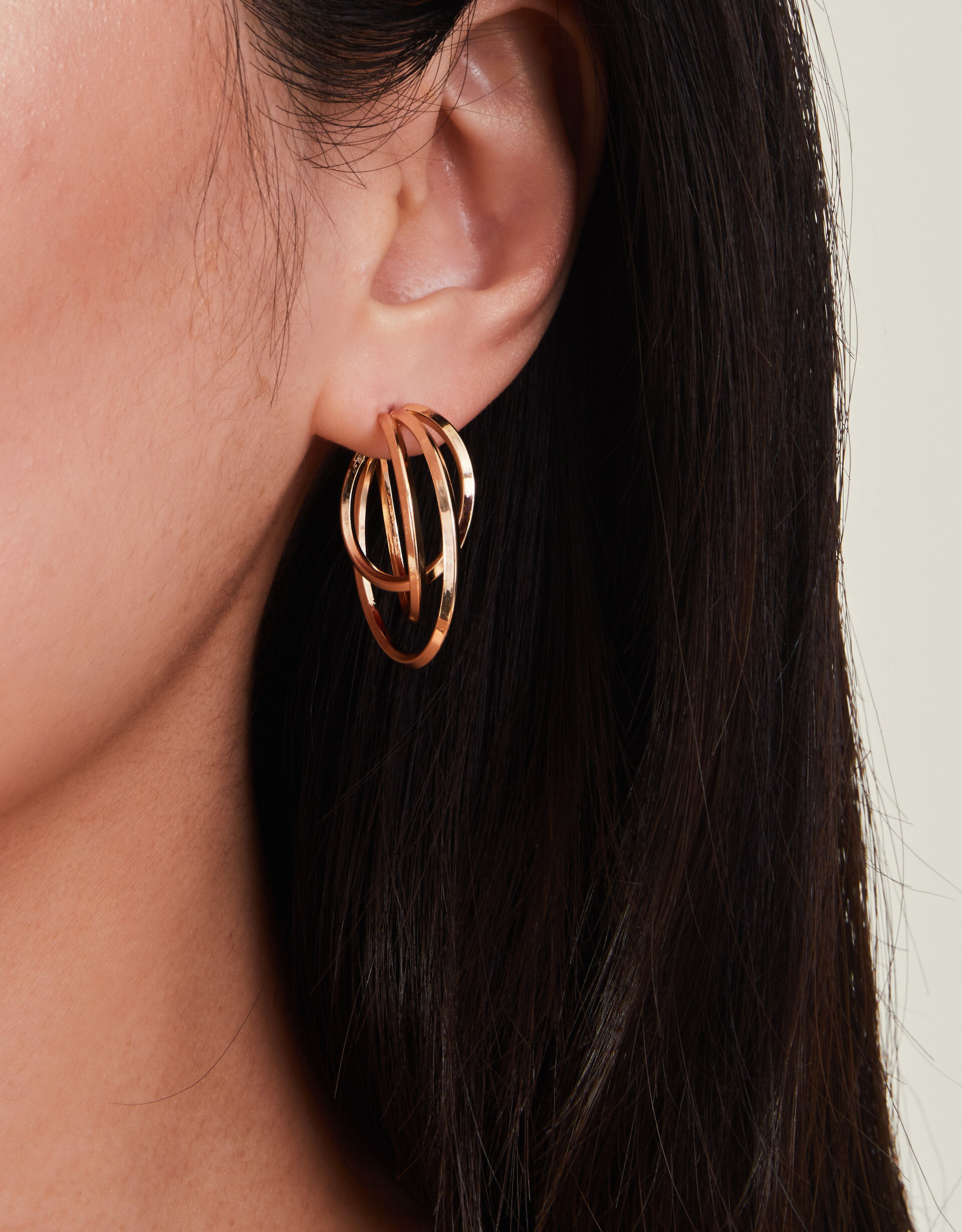Layered Hoop Earrings Hoop Earrings Accessorize UK
