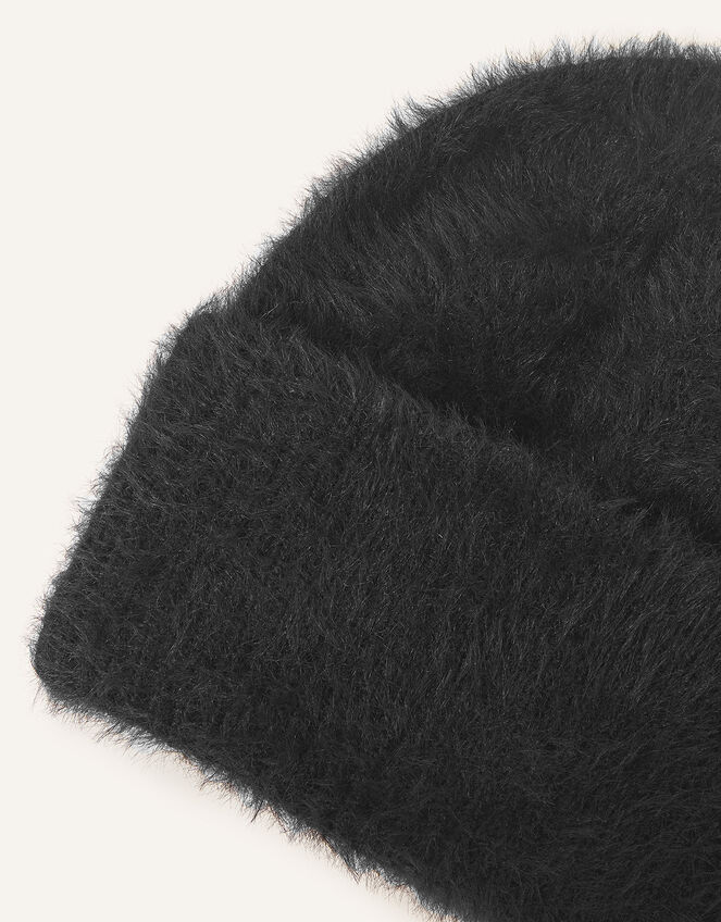 Fuzzy Beanie Hat, , large