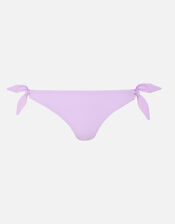 Tie Front Bikini Briefs, Purple (LILAC), large