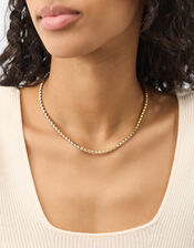 Stainless Steel Tennis Necklace, , large