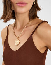 Sacred Heart T-Bar Necklace, , large