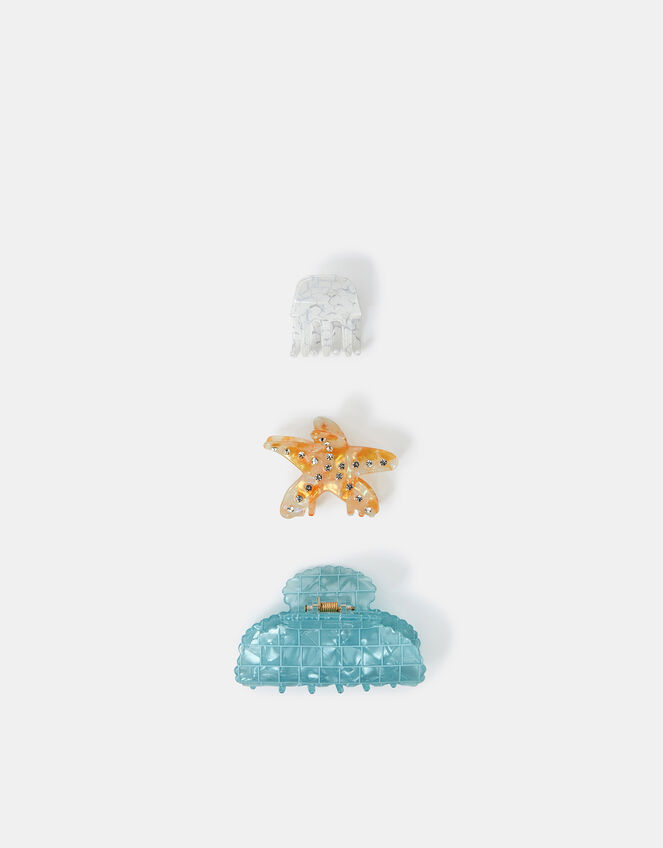 3-Pack Starfish Claw Clips, , large