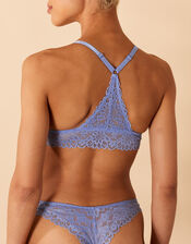 Lace Brazilian Briefs, Blue (BLUE), large