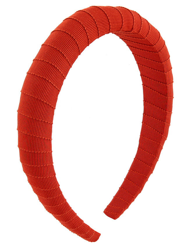 Ribbon-Wrapped Padded Headband, , large