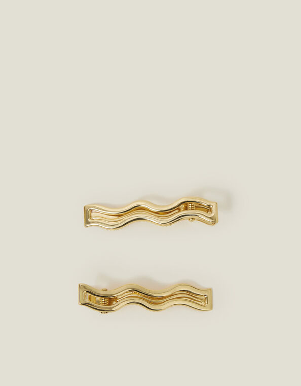 2-Pack Metal Wiggle Salon Hair Clips, , large