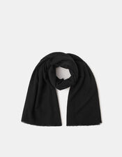 Grace Super-Soft Blanket Scarf, Black (BLACK), large