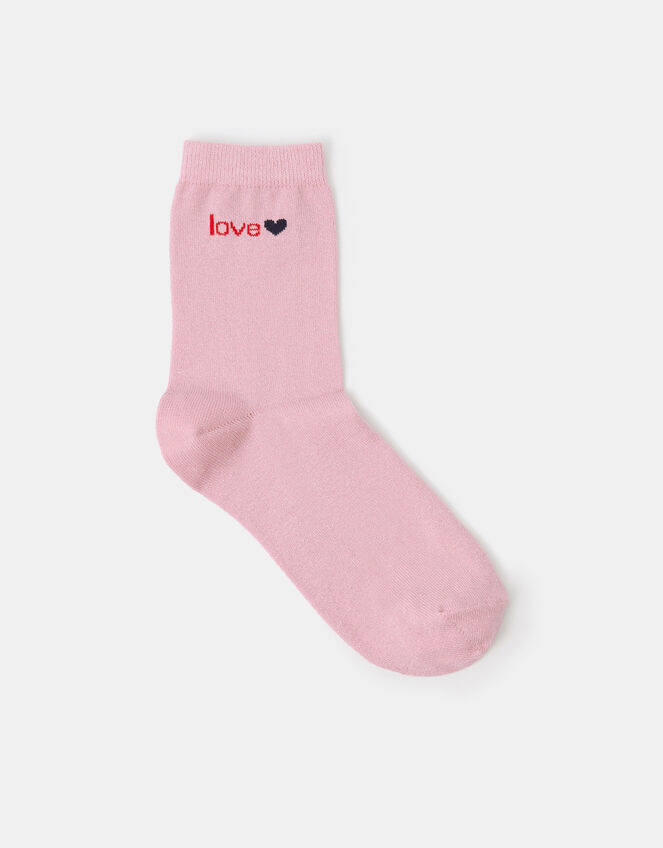 Love Glitter Socks, , large