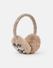 Fair Isle Earmuffs, , large