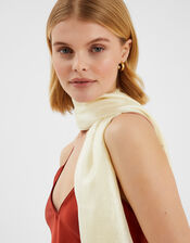 Lightweight Shimmer Scarf, Ivory (IVORY), large