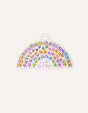 Girls Rainbow Stick On Earrings, , large