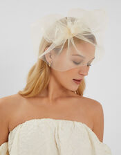 Mini Crin Fascinator, Ivory (IVORY), large
