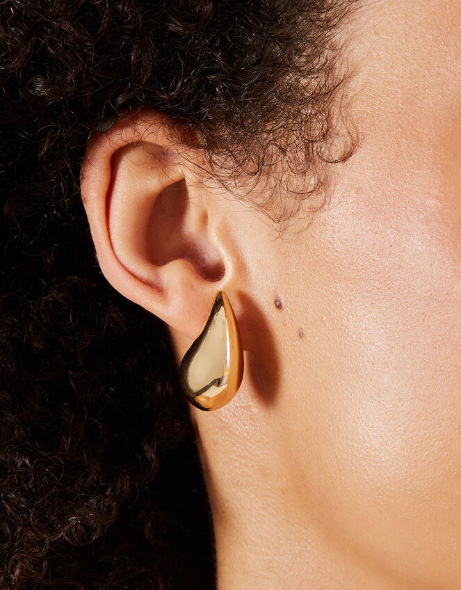 Drop Curve Earrings, , large