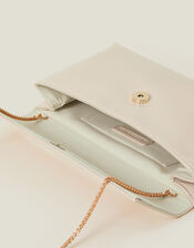 Patent Fold-Over Clutch Bag, , large