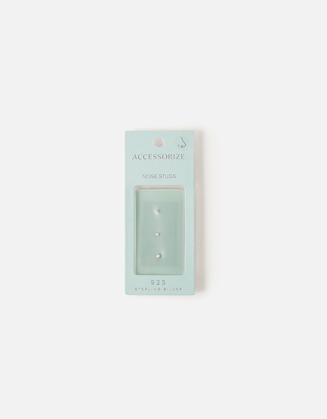 Sterling Silver Nose Stud Set Sterling silver Accessorize ROI