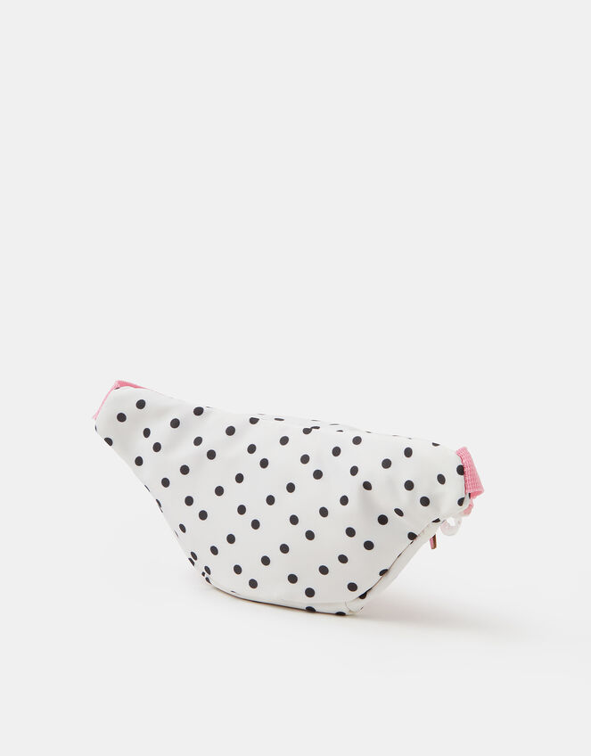 Girls Polka Dot Bum Bag, , large