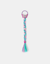 Girls Embellished Faux Hair Plait, , large