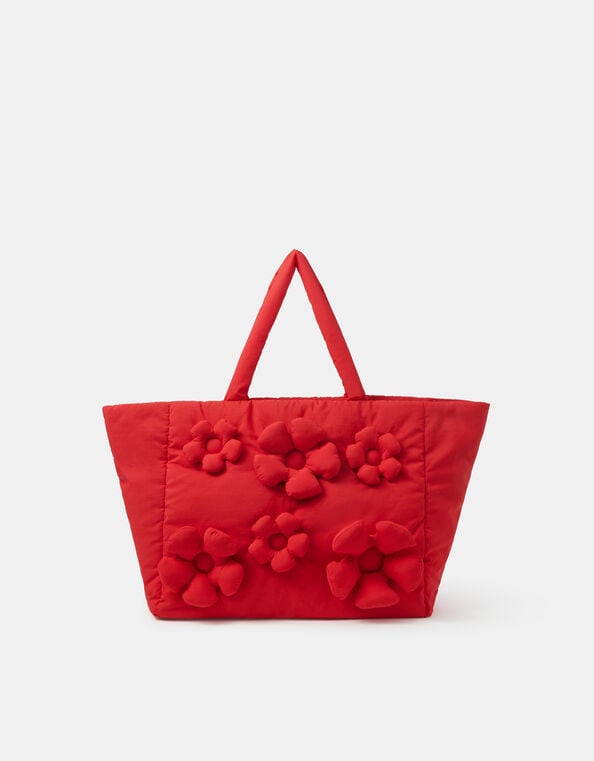 Accessorize x Good Manners 3D Flower Nylon Shopper Bag, , large