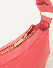 Small Scoop Shoulder Bag, Orange (CORAL), large