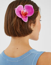 Orchid Flower Hair Clip, , large