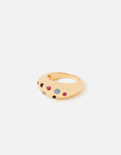 New Decadence Diamante Chubby Ring, Multi (BRIGHTS-MULTI), large