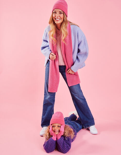 Paris Knit Beanie, Pink (PINK), large