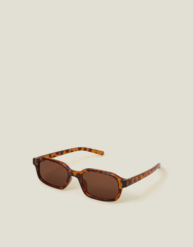Mini Crystal Tortoiseshell Square Sunglasses, , large