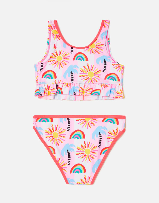 Summer Palm Tree Bikini Set, Multi (BRIGHTS-MULTI), large