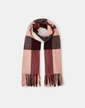 Check Blanket Scarf, Multi (PASTEL MULTI), large