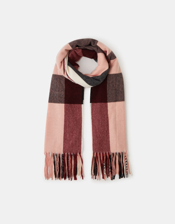Check Blanket Scarf, Multi (PASTEL MULTI), large